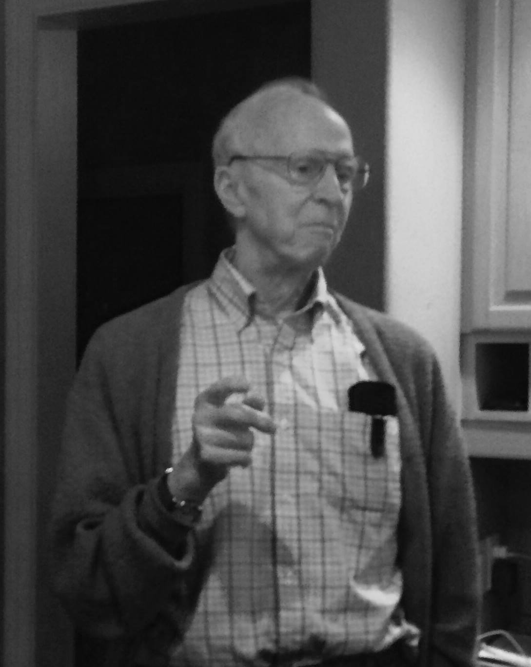 Prof. James W. Deardorff speaking